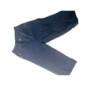 Janie & Jack Holiday Traditions Navy Corduroy Pants Boys Size 18-24m Wide Wale